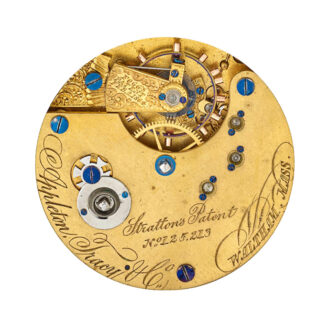 A rare American coin silver open face pocket watch Circa 1860