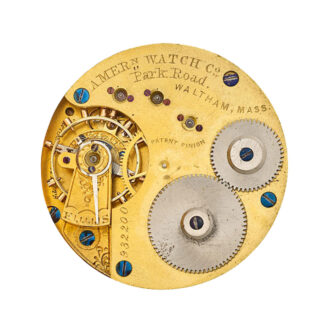 An American 18 carat gold full hunter pocket watch Circa 1872