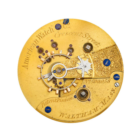 American 18 carat gold full hunter cased pocket watch Circa 1870 American 18 carat gold full hunter cased pocket watch Circa 1870