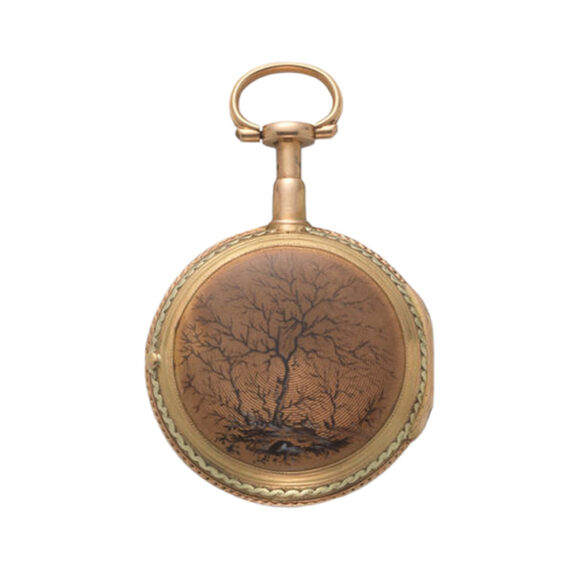 A French two colour gold atoc repeating cylinder Circa 1820