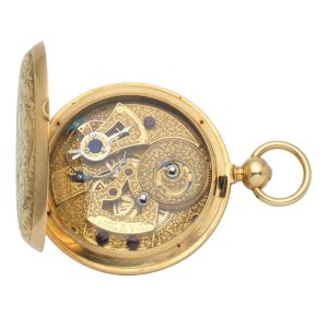 Swiss gold duplex made for the Turkish/Chinese market Circa 1850