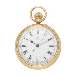 An English 18 carat gold lever with centre seconds Circa 1905