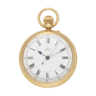 An English 18 carat gold lever with centre seconds Circa 1905