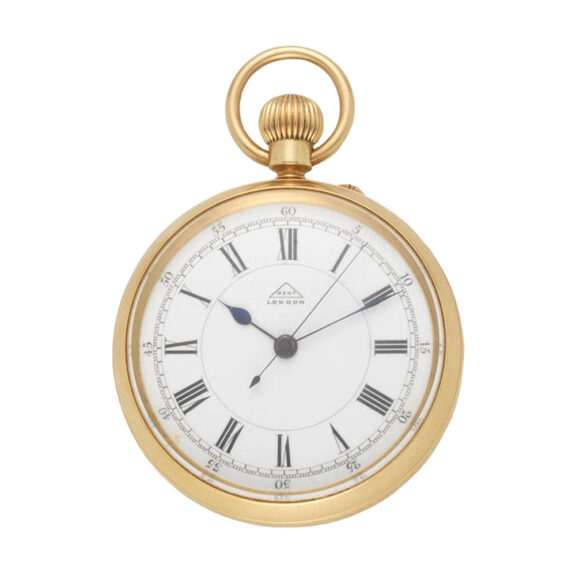 An English 18 carat gold lever with centre seconds Circa 1905