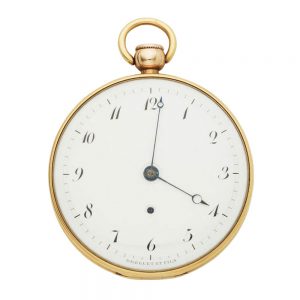 Fine and rare French gold repeating atoc pocket watch Circa 1806