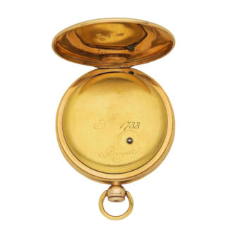 Fine and rare French gold repeating atoc pocket watch Circa 1806
