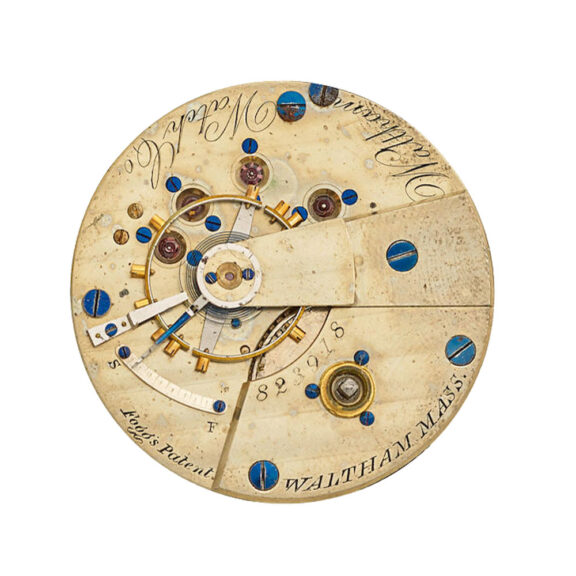 A rare American coin silver full hunter pocket watch Circa 1857 A rare American coin silver full hunter pocket watch Circa 1857