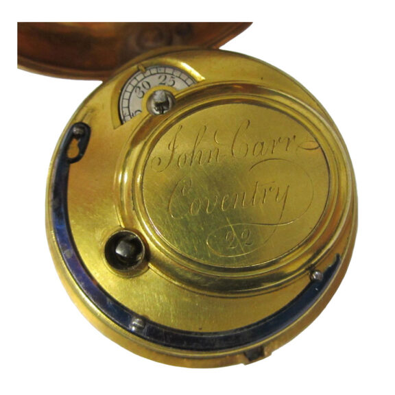 English gold repoussé pair cased verge pocket watch Circa 1737 English gold repoussé pair cased verge pocket watch Circa 1737