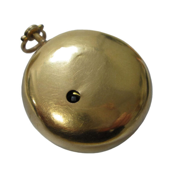 English gold repoussé pair cased verge pocket watch Circa 1737 English gold repoussé pair cased verge pocket watch Circa 1737