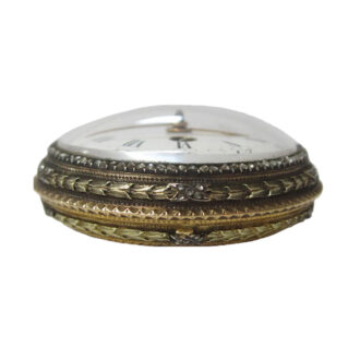 English verge with diamonds and enamel decoration Circa 1790