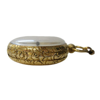 An English 18 carat gold open face lever pocket watch Circa 1827