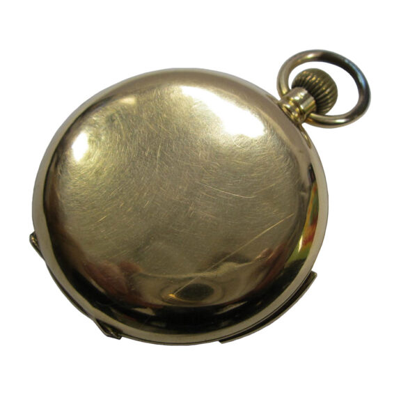 Swiss gold hunting cased repeating chronograph Circa 1900 Swiss gold hunting cased repeating chronograph Circa 1900