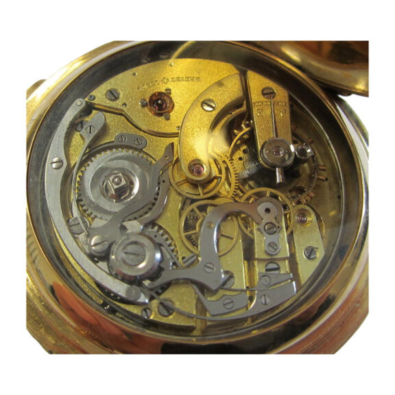 Swiss calendar chronograph with moon phase Circa 1890 Swiss calendar chronograph with moon phase Circa 1890