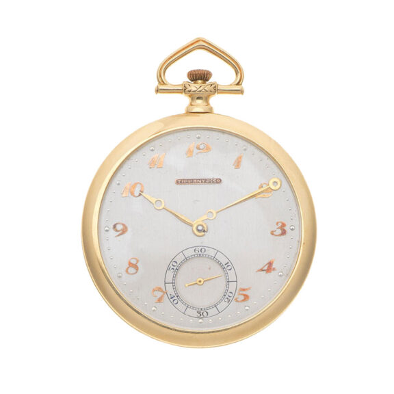 A Swiss 18 carat gold open face lever pocket watch Circa 1920