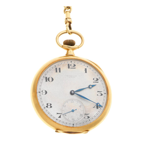 A Swiss 18 carat gold open face lever pocket watch Circa 1850