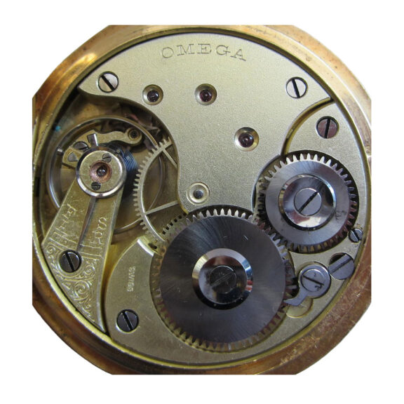 A Swiss 18 carat gold full hunter lever pocket watch Circa 1920 A Swiss 18 carat gold full hunter lever pocket watch Circa 1920