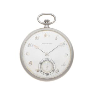 A Swiss platinum open faced lever pocket watch Circa 1930