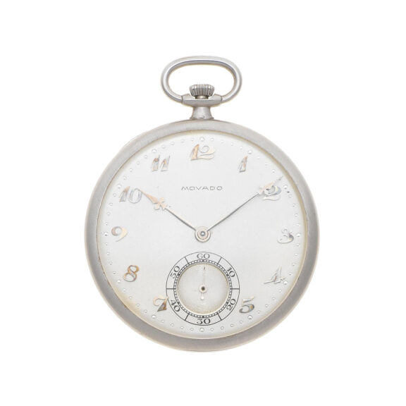 A Swiss platinum open faced lever pocket watch Circa 1930