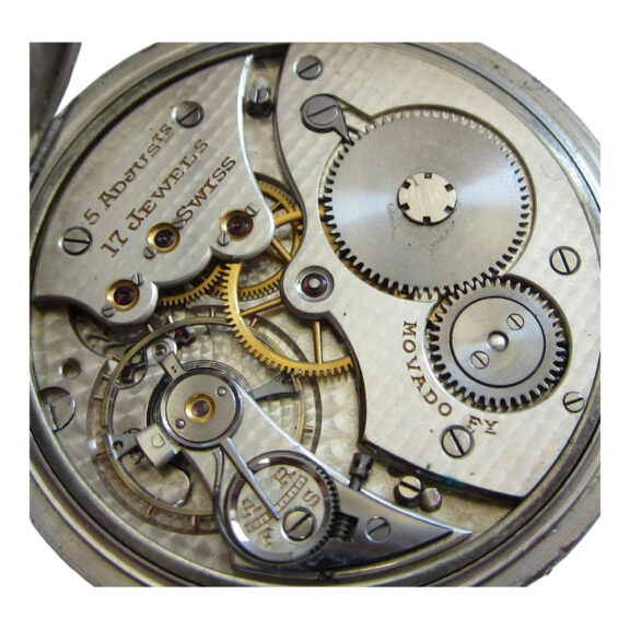 A Swiss platinum open faced lever pocket watch Circa 1930 A Swiss platinum open faced lever pocket watch Circa 1930