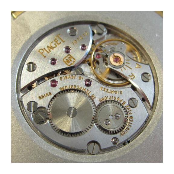 Swiss gold open face pocket watch with tigers eye dial Circa 1970 Swiss gold open face pocket watch with tigers eye dial Circa 1970