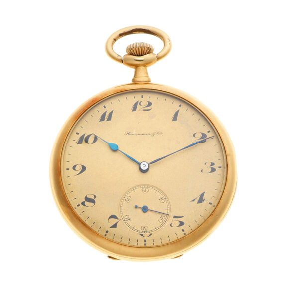 An Italian 18 carat gold open face lever pocket watch Circa 1910