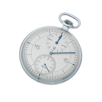 A Swiss stainless steel open faced lever pocket watch Circa 1940