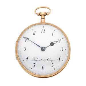 Gold open faced repeating pocket watch Circa 1820