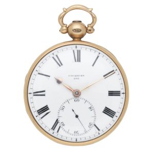 English gold watch with duplex escapement Circa 1828