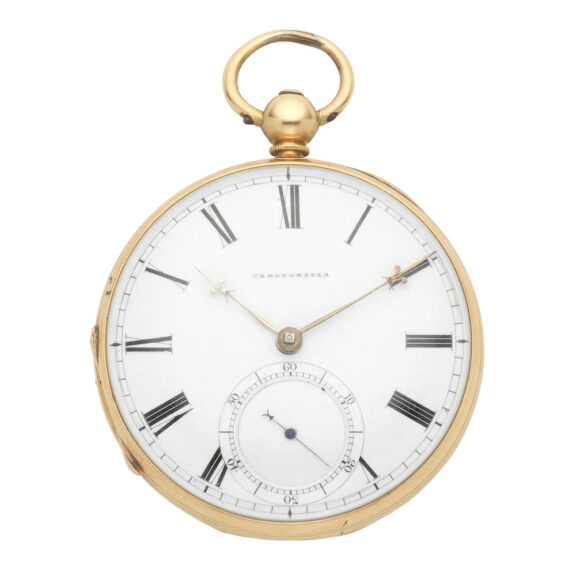 English gold chronometer pocket watch Circa 1855