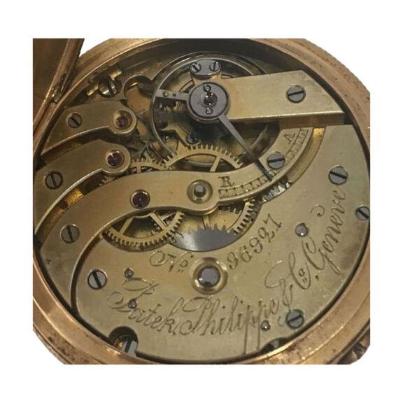 Swiss 18 carat gold open faced lever Circa 1900 Swiss 18 carat gold open faced lever Circa 1900