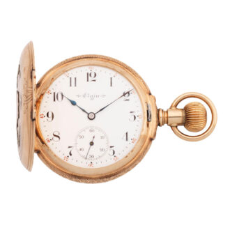 American 14 carat three colour gold full hunter Circa 1910