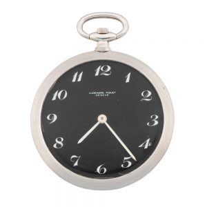 Slim Swiss platinum open faced lever watch Circa 1948