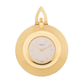 Ultra slim Swiss 18 carat gold open faced lever Circa 1977