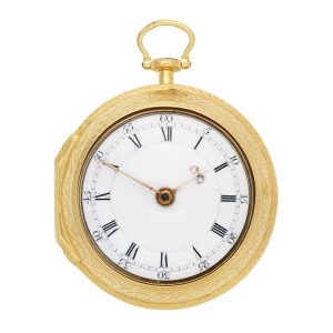 English gold pair cased verge pocket watch Circa 1770