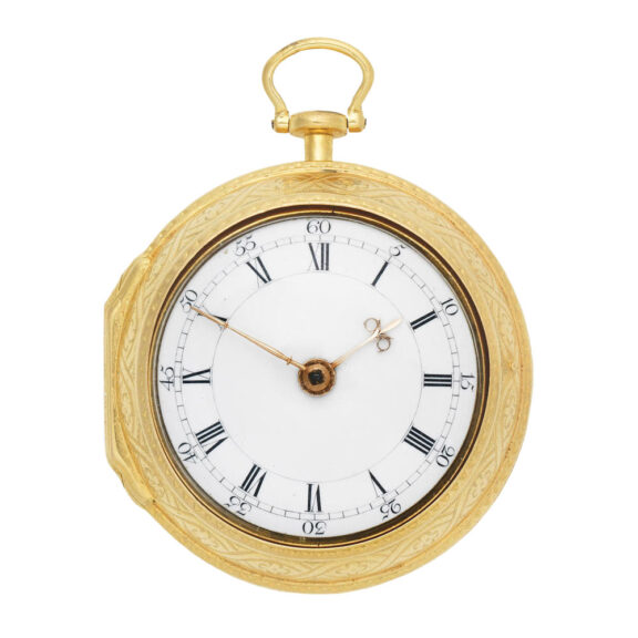 English gold pair cased verge pocket watch Circa 1770