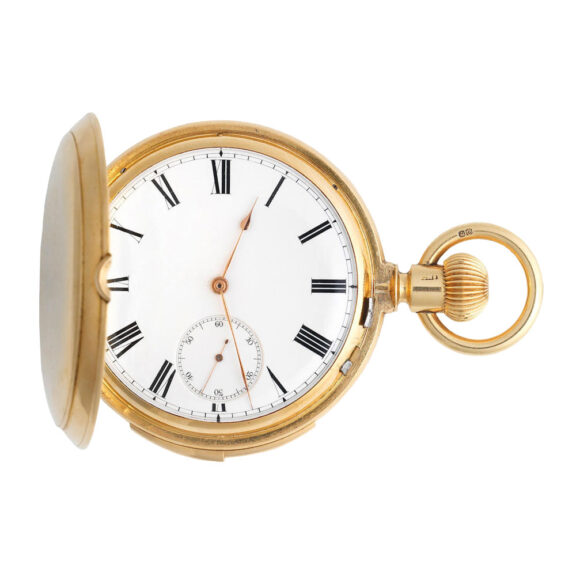 English 18k gold minute repeating full hunter Circa 1880