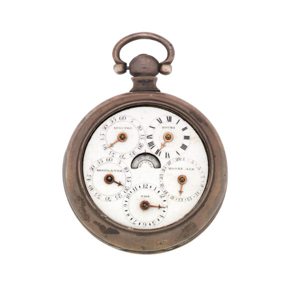 Dual sided verge with tidal/moon age indication Circa 1830