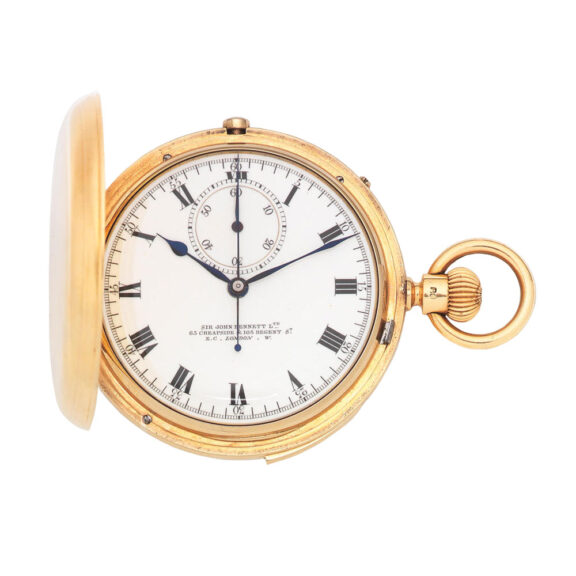 English 18K gold quarter repeating chronograph Circa 1885
