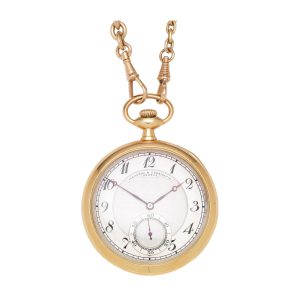 Swiss 18 carat gold open faced lever watch Circa 1925