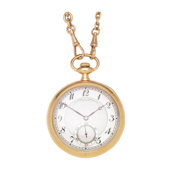 Swiss 18 carat gold open faced lever watch Circa 1925