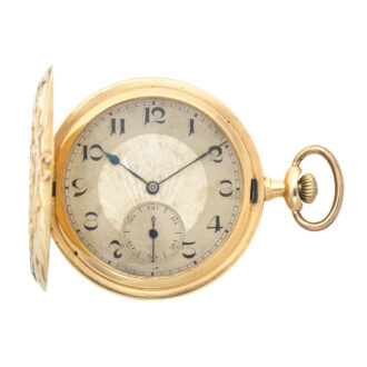 Swiss 18 carat gold and diamond set full hunter Circa 1910