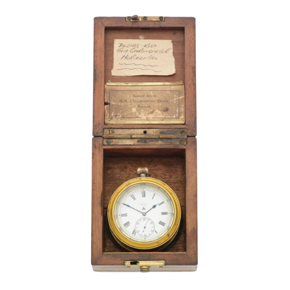 English Observation chronometer deck watch Circa 1914