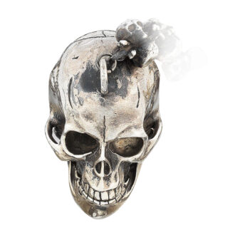 French silver skull form memento mori watch Circa 1790 -1820