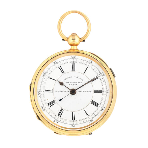 Australian gold open faced centre seconds lever Circa 1806