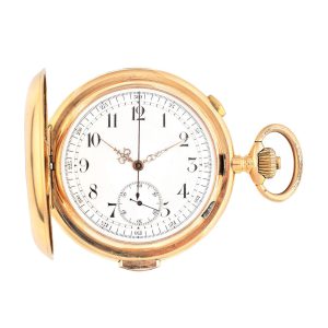 Swiss quarter repeating full hunter chronograph Circa 1900