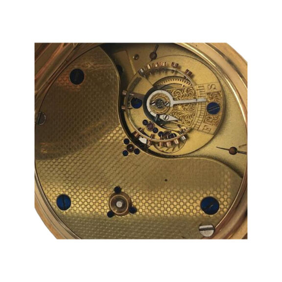 English gold hunting cased carrousel lever watch Circa 1905 English gold hunting cased carrousel lever watch Circa 1905