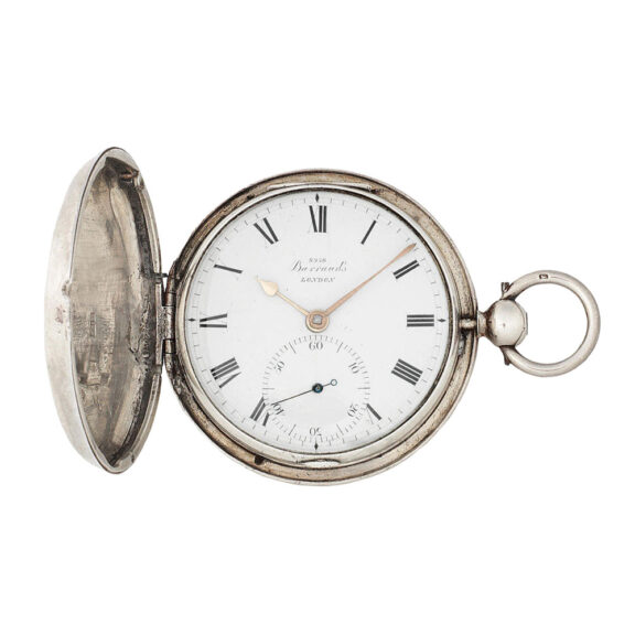 English silver hunting cased duplex pocket watch Circa 1816