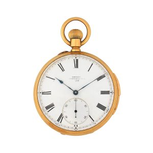Swiss and English 18k gold quarter repeating lever Circa 1900