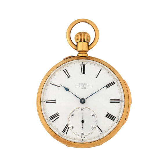Swiss and English 18k gold quarter repeating lever Circa 1900