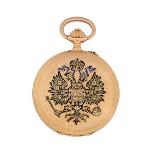 Swiss hunting cased lever for the Russian market Circa 1900